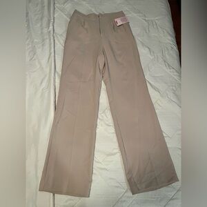 NWT Never Worn Apricot Lane Cream Wide-Leg Pants